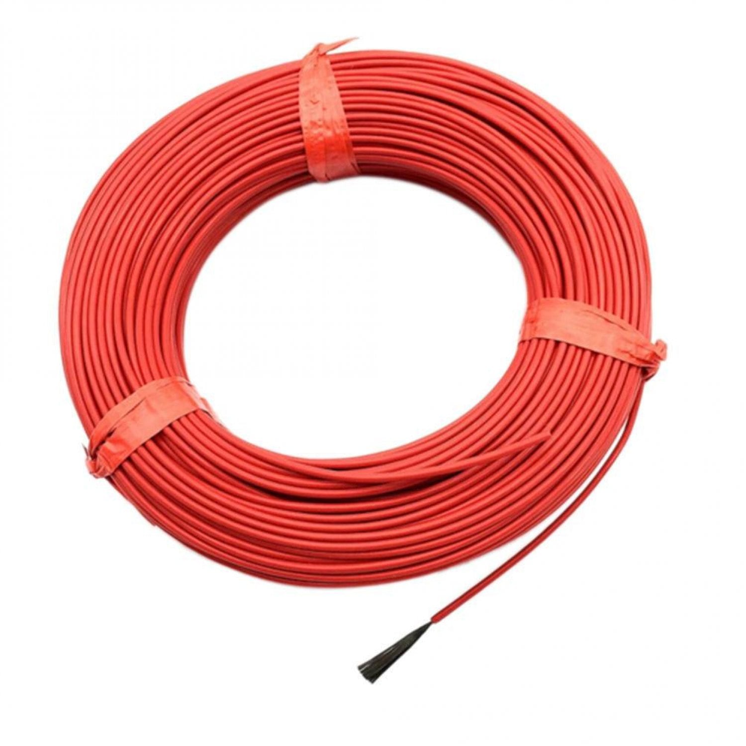 Нагревательный кабель 66 Ом 20 метров 2 мм силикон 6k