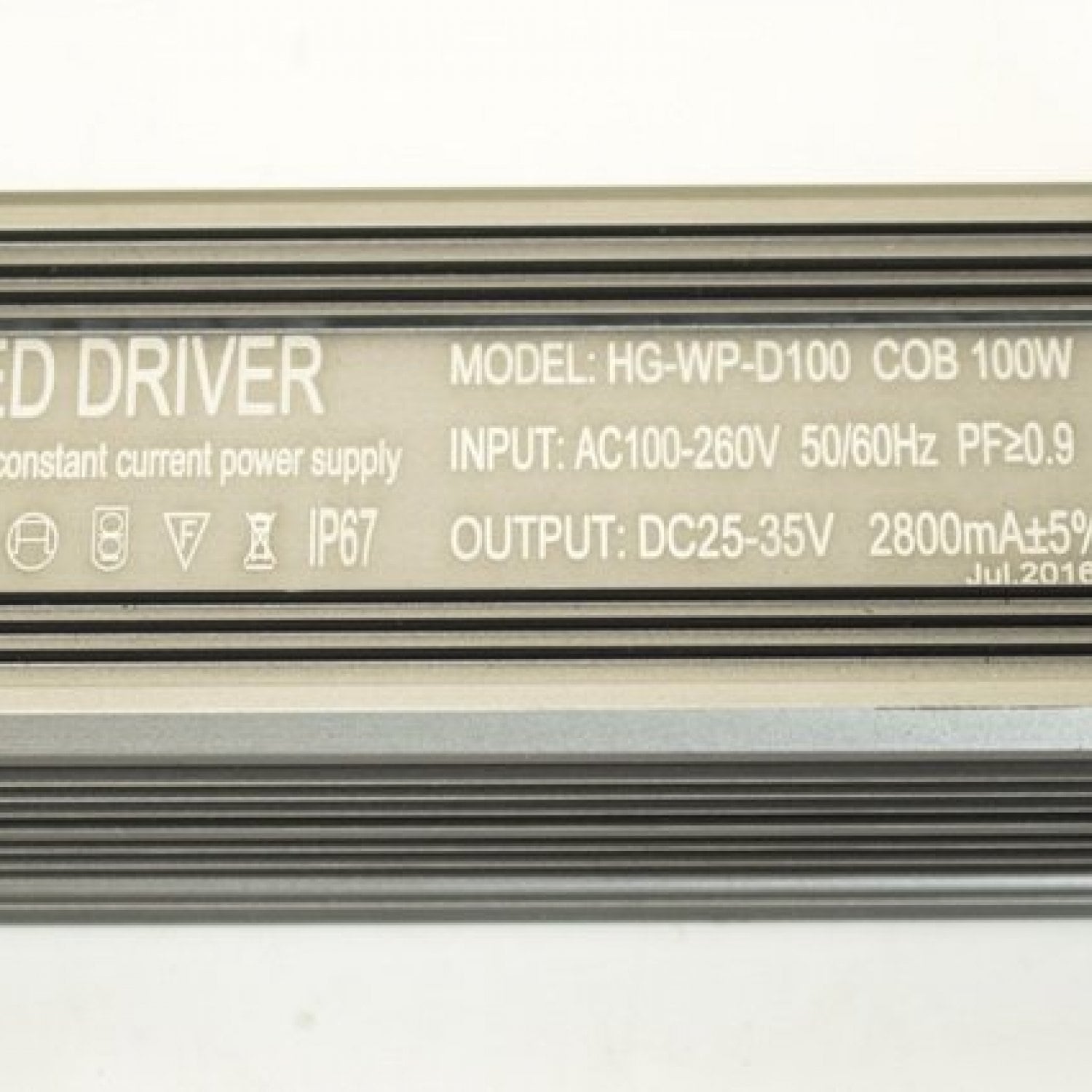 Драйвер для Quantum board и матриц 2800мА (IP65) HG-WP-D100