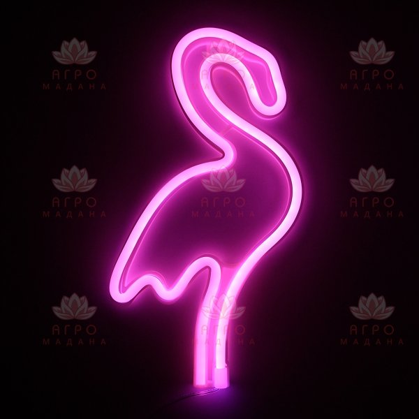 Декоративный неоновый светильник &quot;Фламинго&quot;