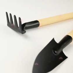 Набор садовых инструментов пика + лопатка + грабли