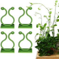 Крючок на липучке для растений, зеленый, размер S, 10шт