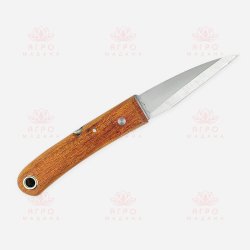 Прививочный нож с деревянной рукояткой mod. 55189, 23см