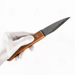 Прививочный нож с деревянной рукояткой, в блистерной упаковке, 24см